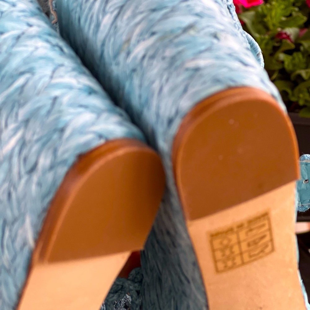 Paloma Marcelo espadrilles. NEW/never worn. Size 9 Us/39 Euro.
